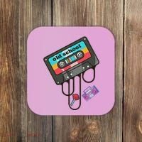 Old School Hip Hop Cassette Tape Retro 80s 90s Rap Mixtape Coaster thumb 0