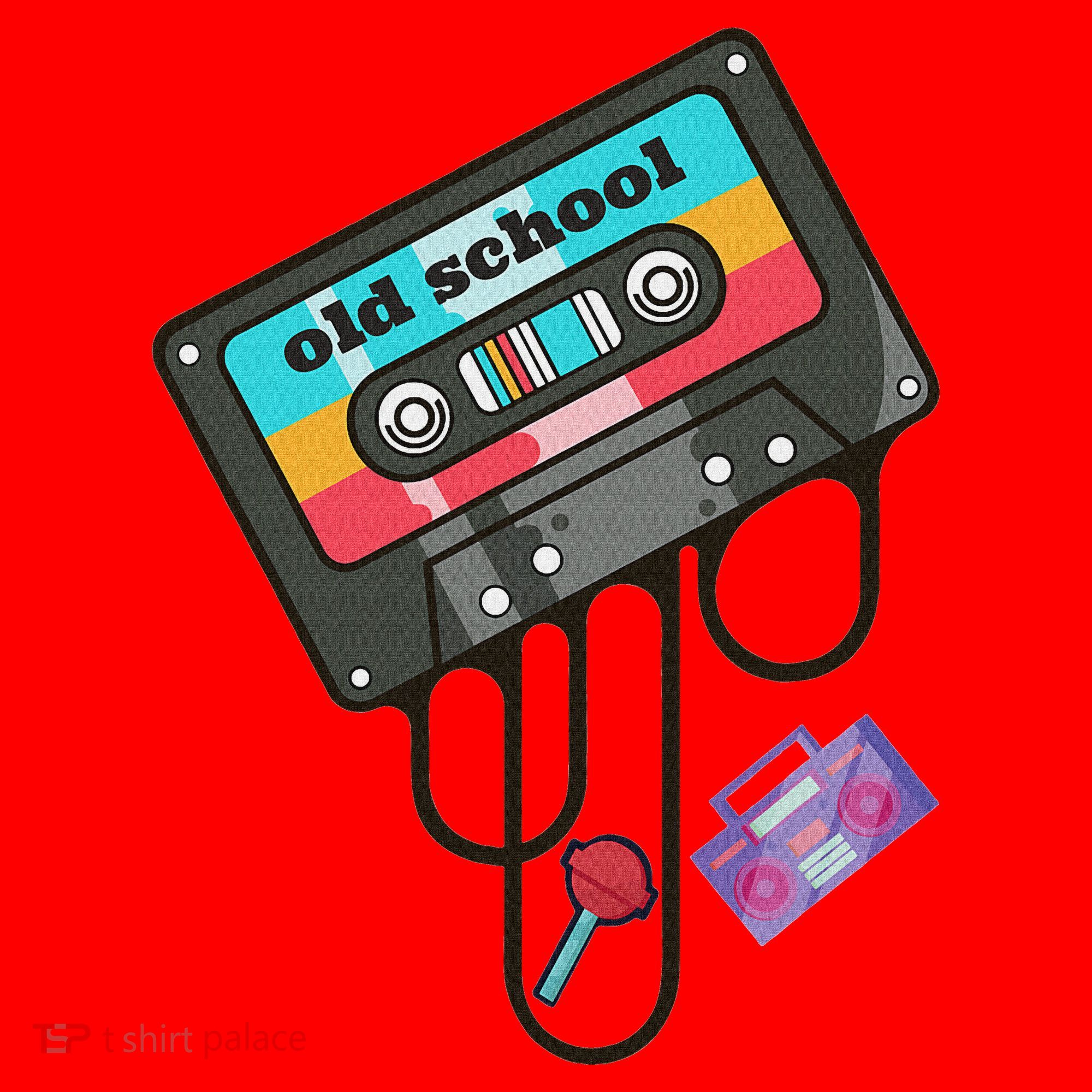 Old School Hip Hop Cassette Tape Retro 80s 90s Rap Mixtape Santa Hat