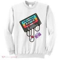 Old School Hip Hop Cassette Tape Retro 80s 90s Rap Mixtape Sweatshirt thumb 0