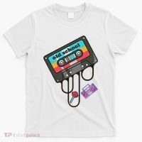 Old School Hip Hop Cassette Tape Retro 80s 90s Rap Mixtape T-Shirt thumb 0