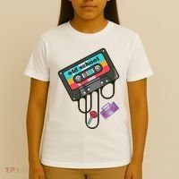 Old School Hip Hop Cassette Tape Retro 80s 90s Rap Mixtape T-Shirt thumb 4