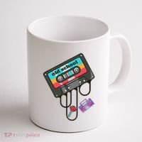 Old School Hip Hop Cassette Tape Retro 80s 90s Rap Mixtape Coffee Mug thumb 1