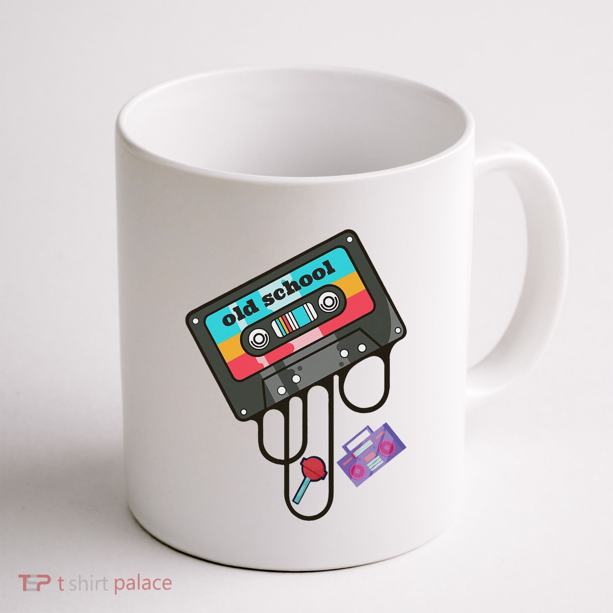 Old School Hip Hop Cassette Tape Retro 80s 90s Rap Mixtape Coffee Mug