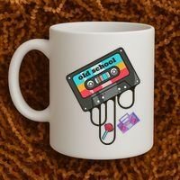 Old School Hip Hop Cassette Tape Retro 80s 90s Rap Mixtape Coffee Mug thumb 2