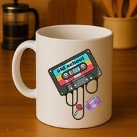Old School Hip Hop Cassette Tape Retro 80s 90s Rap Mixtape Coffee Mug thumb 4