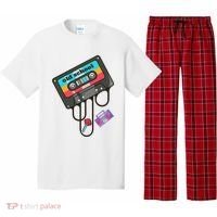 Old School Hip Hop Cassette Tape Retro 80s 90s Rap Mixtape Pajama Set thumb 0