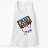 Old School Hip Hop Cassette Tape Retro 80s 90s Rap Mixtape Women's Tank Top thumb 0
