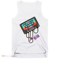 Old School Hip Hop Cassette Tape Retro 80s 90s Rap Mixtape Tank Top thumb 0