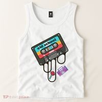 Old School Hip Hop Cassette Tape Retro 80s 90s Rap Mixtape Tank Top thumb 2