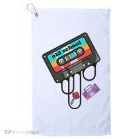 Old School Hip Hop Cassette Tape Retro 80s 90s Rap Mixtape Golf Towel thumb 0