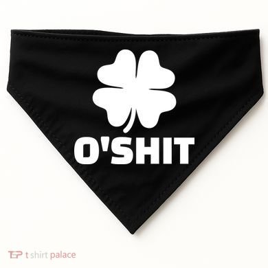 O'Shit Shamrock USA-Made Doggie Bandana