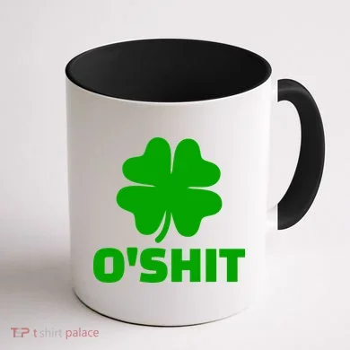 O'Shit Shamrock Coffee Mug back