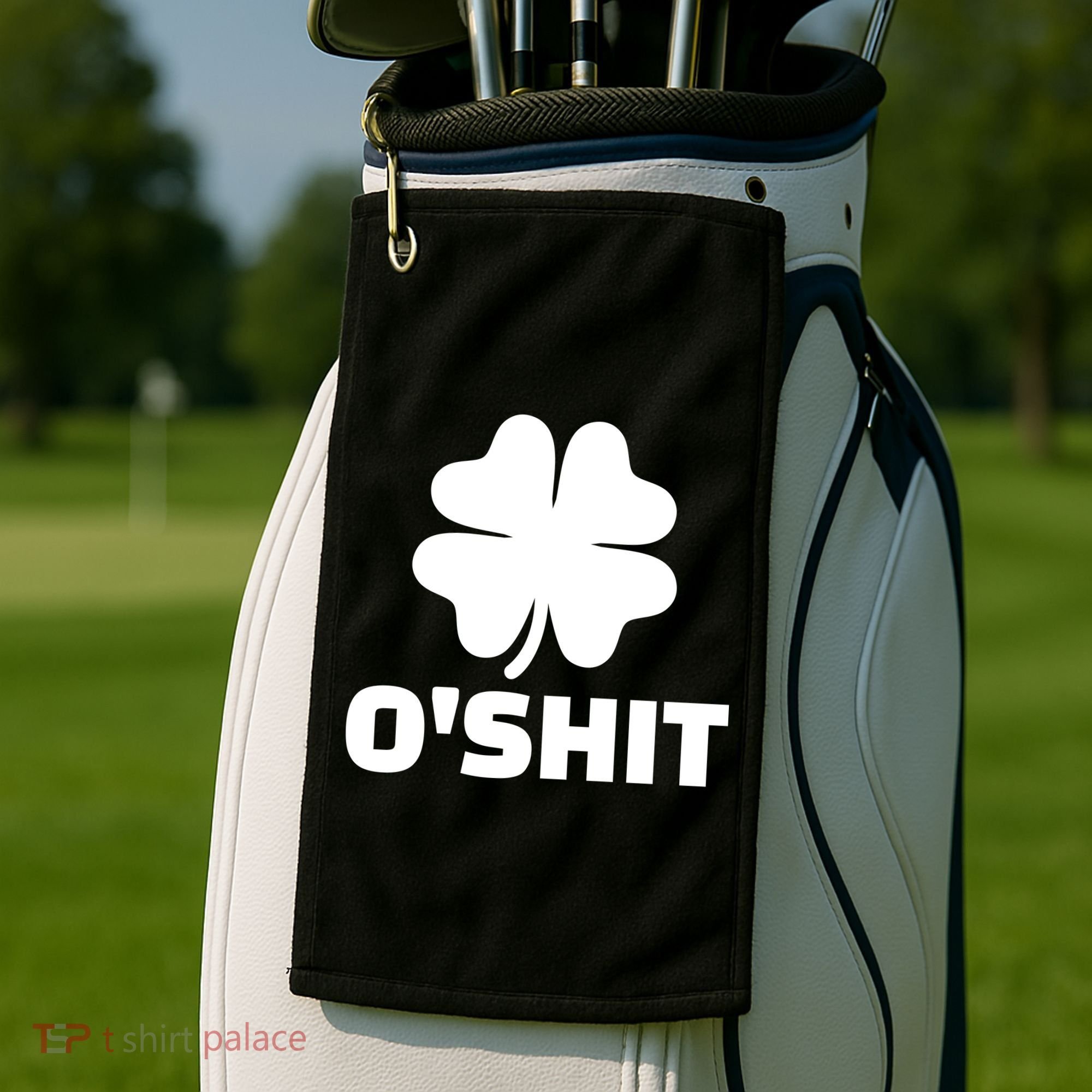 O'Shit Shamrock Golf Towel