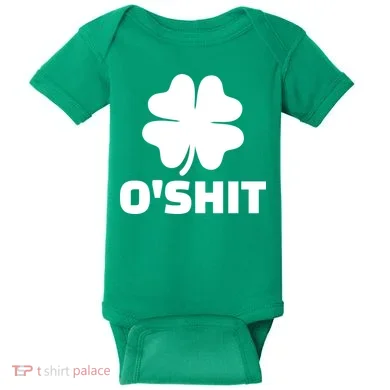 O'Shit Shamrock Baby Bodysuit