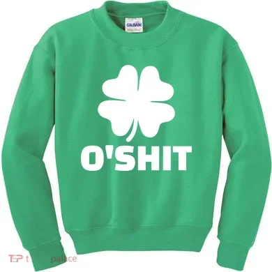 O'Shit Shamrock Kids Sweatshirt