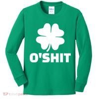 O'Shit Shamrock Kids Long Sleeve Shirt thumb 0