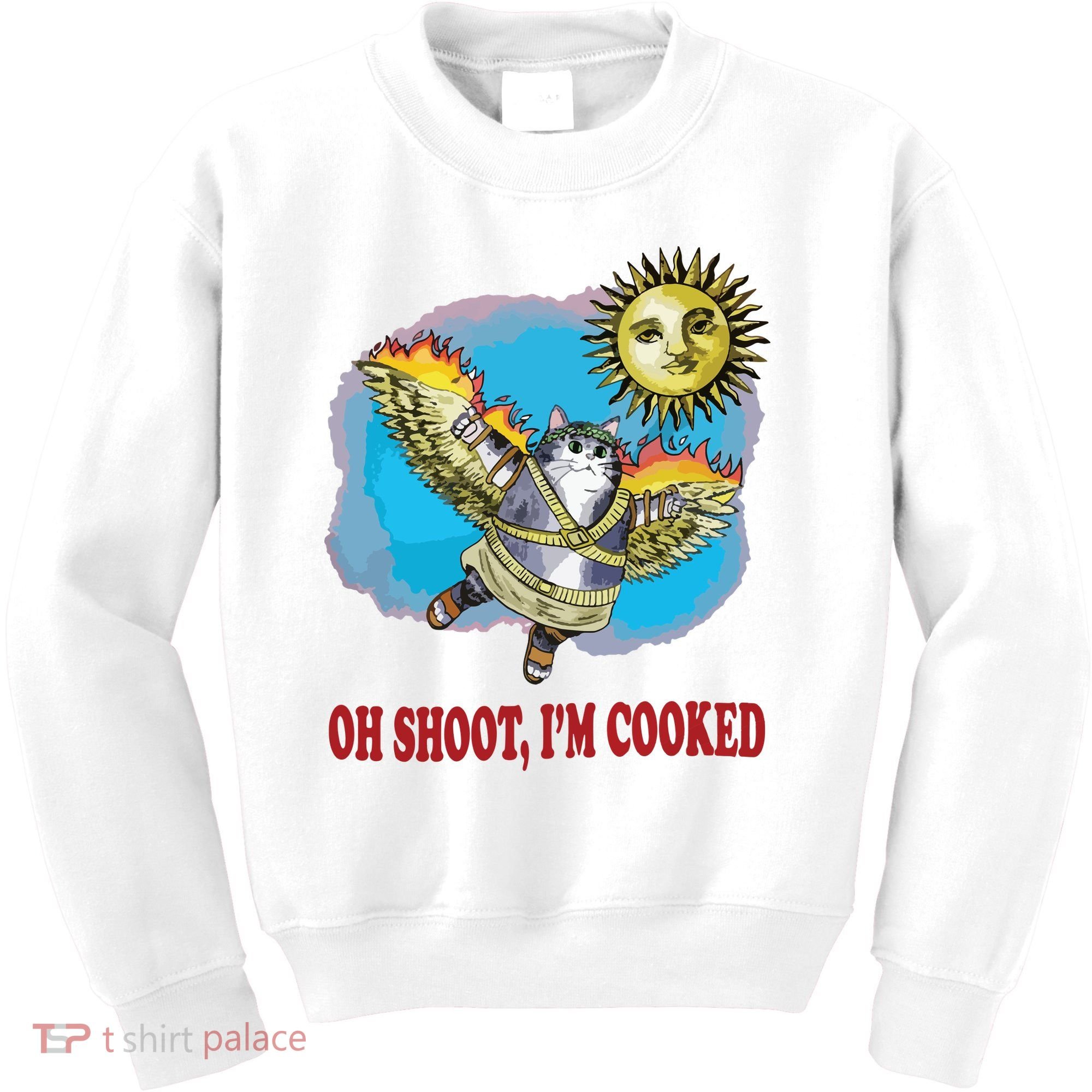 Oh Shoot Im Cooked Kids Sweatshirt