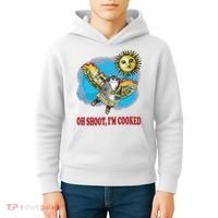 Oh Shoot Im Cooked Kids Hoodie thumb 4