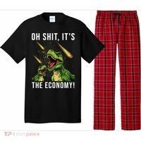 Oh Shit Its The Economy T-Rex Pajama Set thumb 0