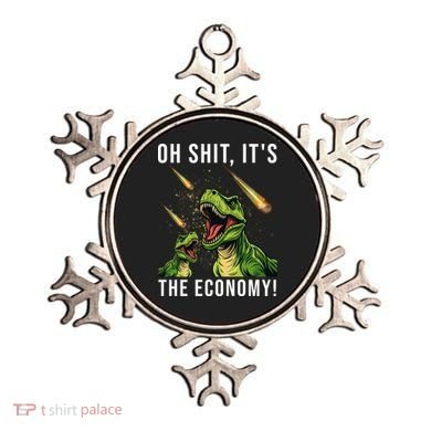 Oh Shit Its The Economy T-Rex Ornament