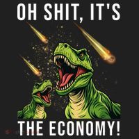 Oh Shit Its The Economy T-Rex Hat thumb 2