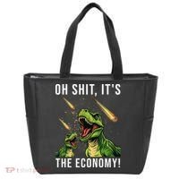 Oh Shit Its The Economy T-Rex Tote Bag thumb 0
