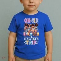 Oh Sip ItS A Girl Trip Toddler T-Shirt thumb 2