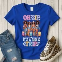 Oh Sip ItS A Girl Trip Women's T-Shirt thumb 3
