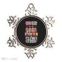 Oh Sip Its A Girl Trip Funny Party Black Women Queen Ornament thumb 0
