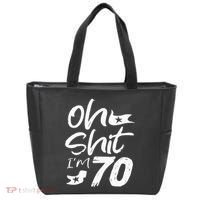 Oh Shit IM 70 Year Old Birthday 70th Bday Party Tote Bag thumb 0