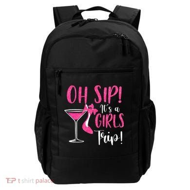 Oh Sip It's A Trip Fun Wine Party Hight Heel Backpack