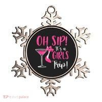 Oh Sip It's A Trip Fun Wine Party Hight Heel Ornament thumb 0