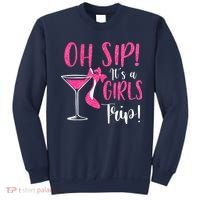 Oh Sip It's A Trip Fun Wine Party Hight Heel Sweatshirt thumb 0