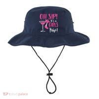 Oh Sip It's A Trip Fun Wine Party Hight Heel Bucket Hat thumb 0
