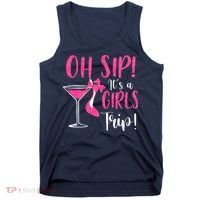Oh Sip It's A Trip Fun Wine Party Hight Heel Tank Top thumb 0