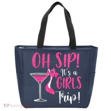 Oh Sip It's A Trip Fun Wine Party Hight Heel Tote Bag