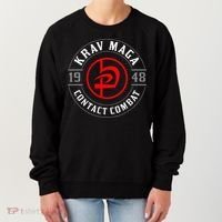 Old School Krav Maga Hebrew Symbol Logo Women's Sweatshirt thumb 0