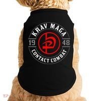 Old School Krav Maga Hebrew Symbol Logo Doggie Tank thumb 0