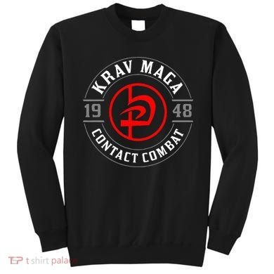 Old School Krav Maga Hebrew Symbol Logo Sweatshirt