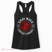 Old School Krav Maga Hebrew Symbol Logo Women's Tank Top thumb 0