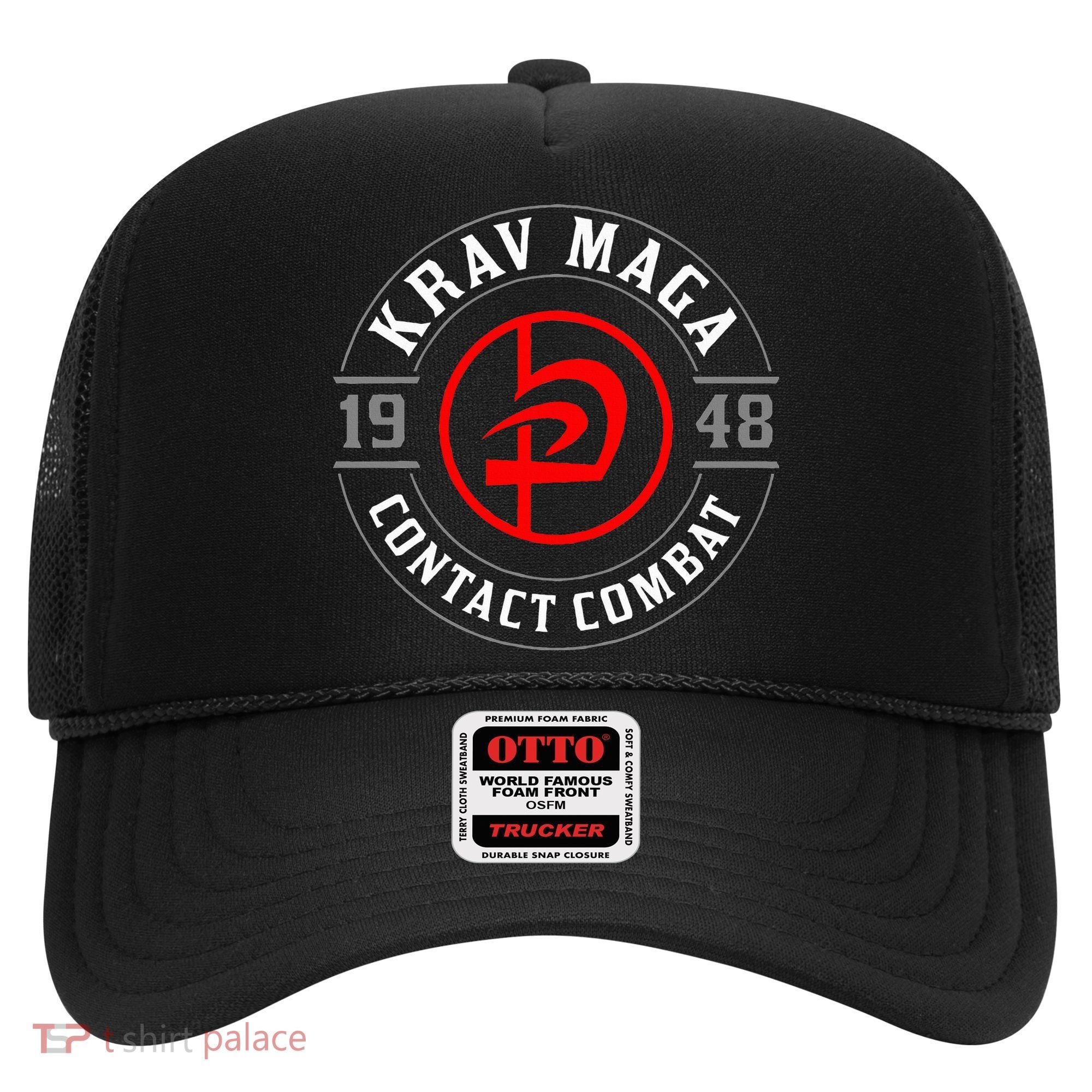 Old School Krav Maga Hebrew Symbol Logo Hat