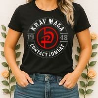 Old School Krav Maga Hebrew Symbol Logo Women's T-Shirt thumb 2