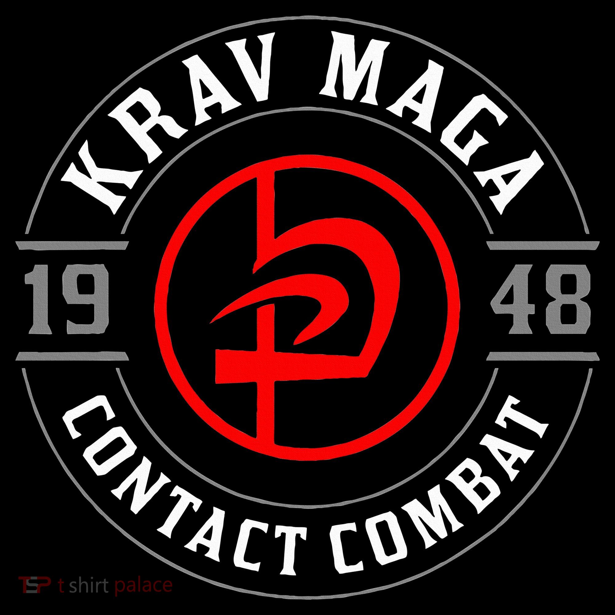 Old School Krav Maga Hebrew Symbol Logo Kids Sweatshirt