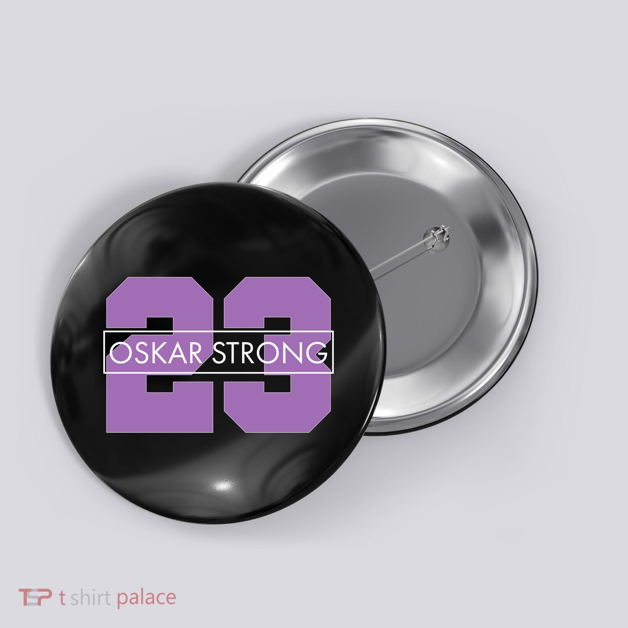 Oskar Strong Button