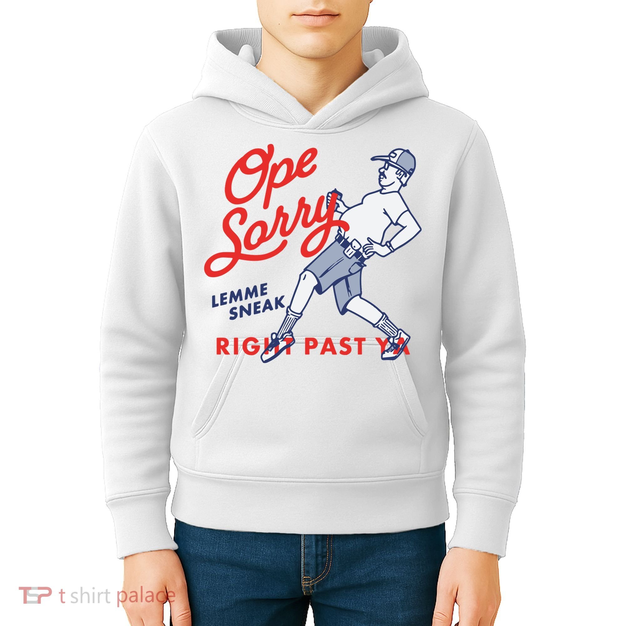 Ope Sorry Lemme Sneak Right Past Ya Kids Hoodie