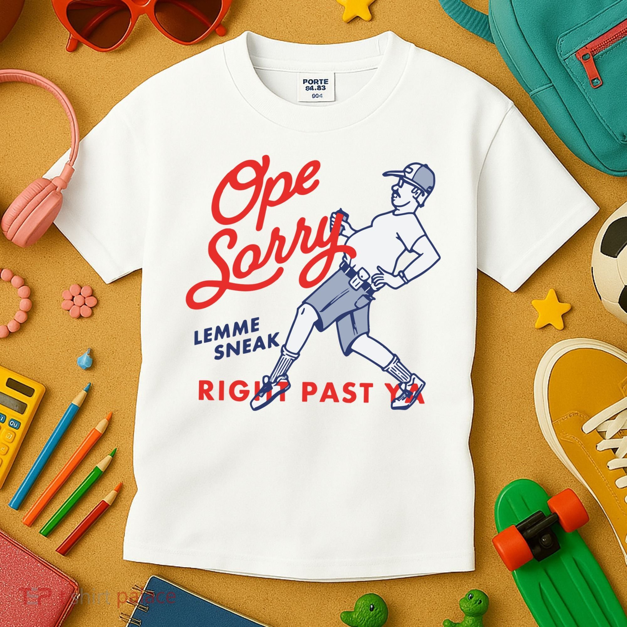 Ope Sorry Lemme Sneak Right Past Ya Kids T-Shirt
