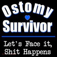 Ostomy Survivor Lets Face It Shit Happens Colon Cancer Great Gift Coffee Mug thumb 5
