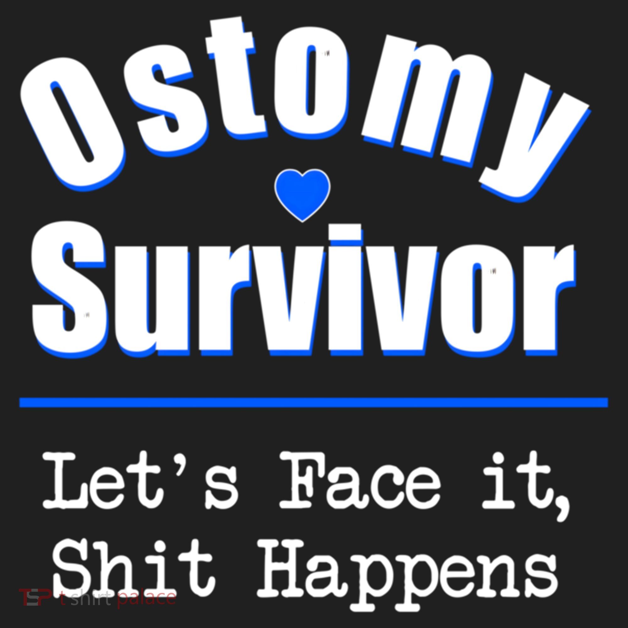 Ostomy Survivor Lets Face It Shit Happens Colon Cancer Great Gift Hat