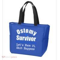 Ostomy Survivor Lets Face It Shit Happens Colon Cancer Great Gift Tote Bag thumb 3