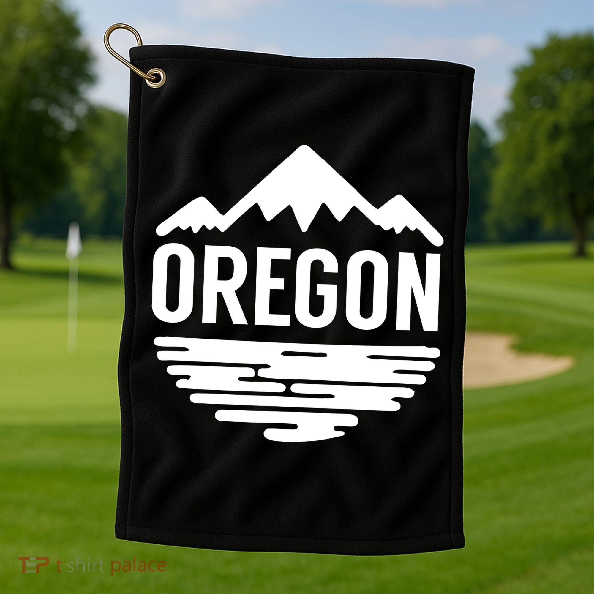 Oregon Simple Logo Golf Towel